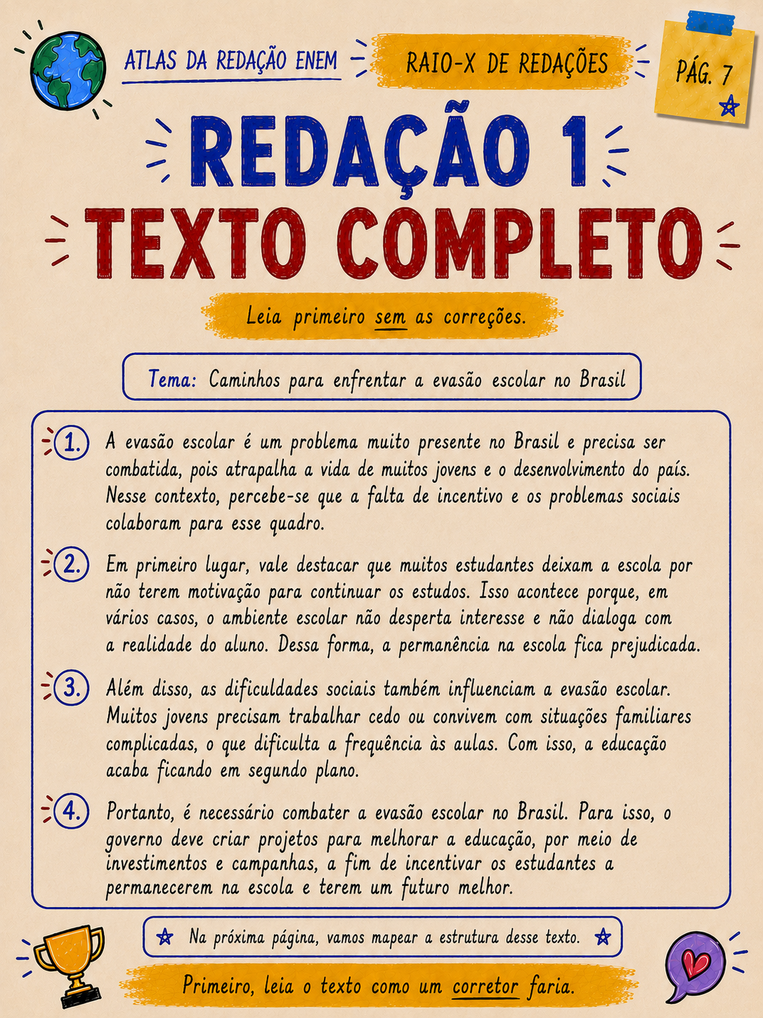 Resumo visual de repertório para ENEM